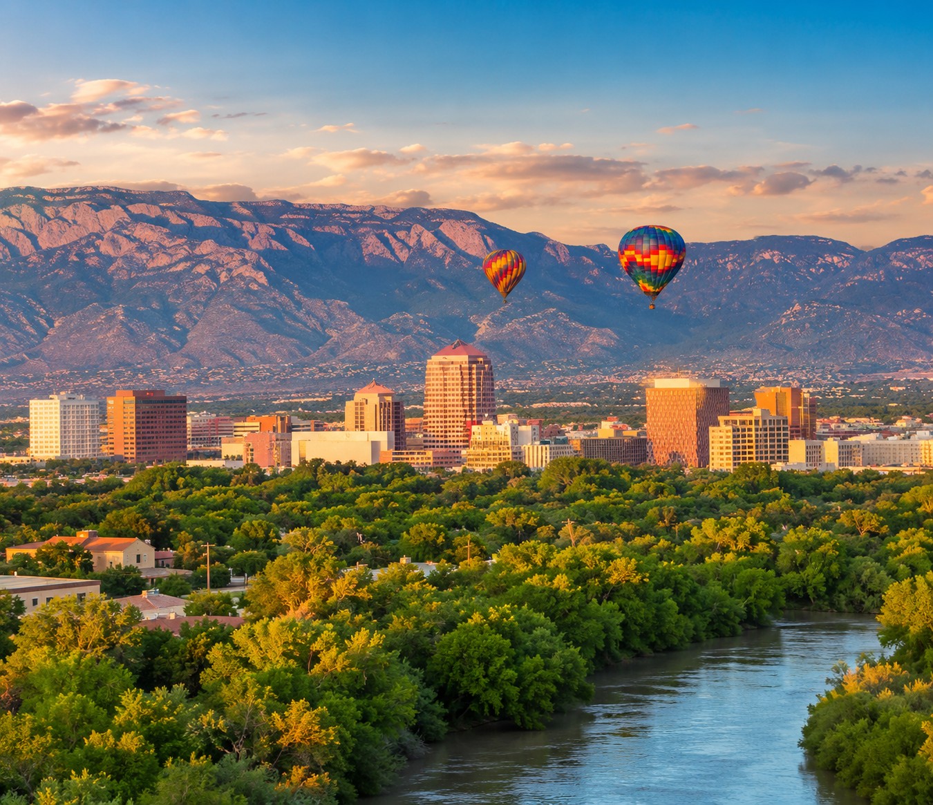 Scenic view of Albuquerque